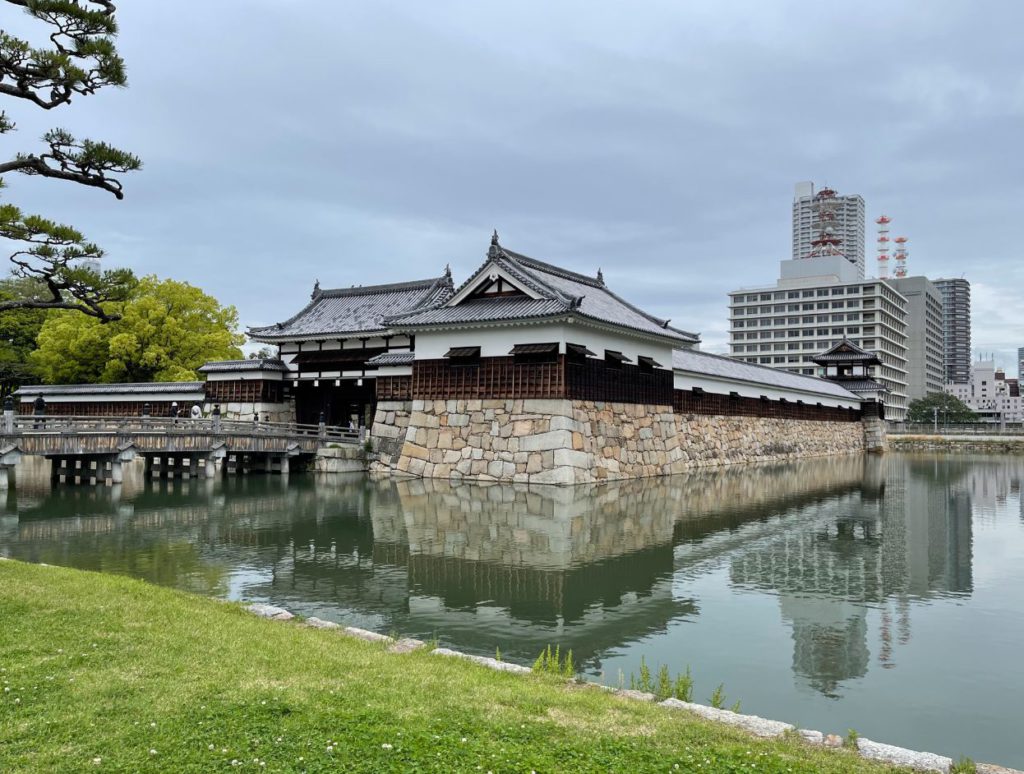 Moat and Outer structure of Hiroshima castle