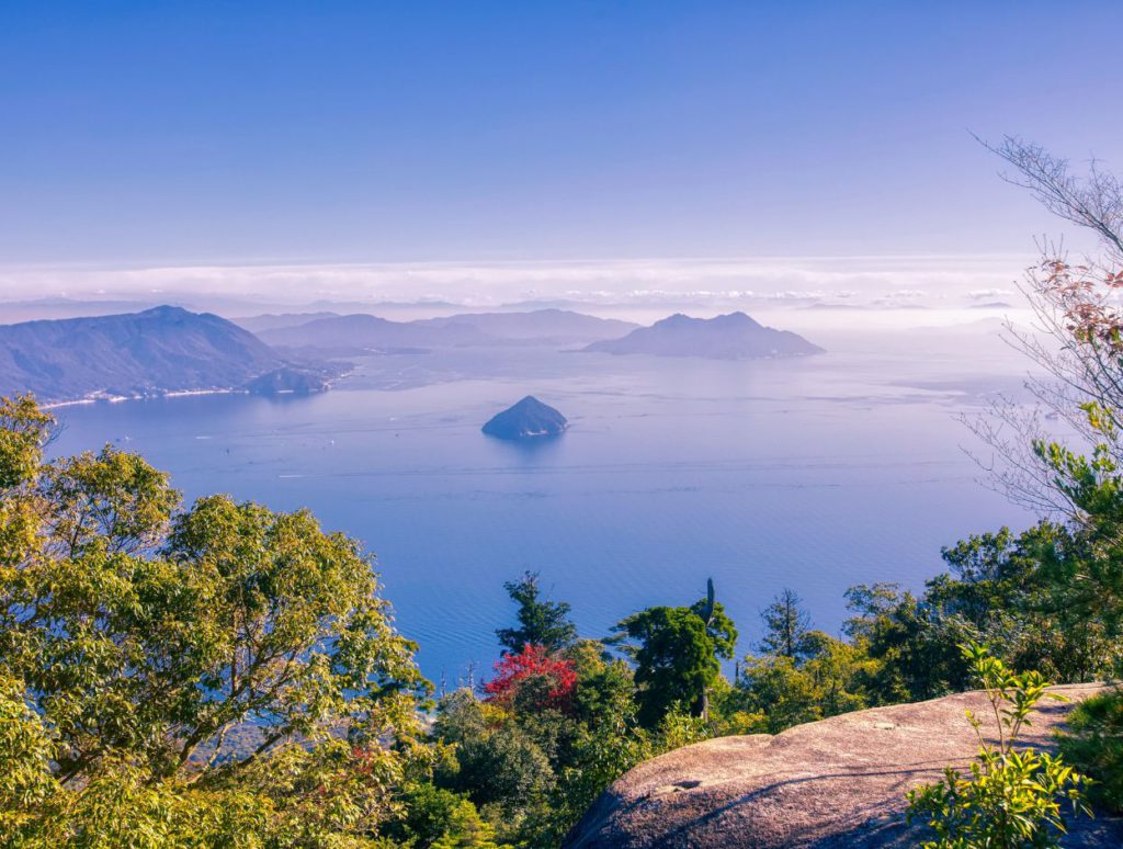 View from Mount Misen