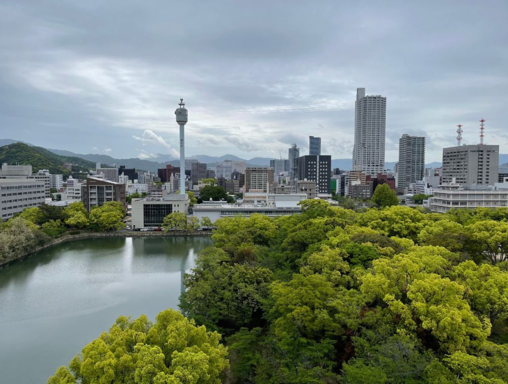 View of the Hiroshima city