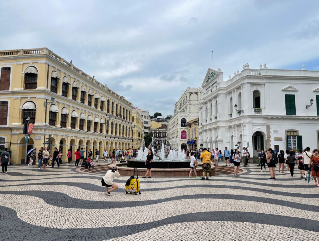 Beautiful European Square at Macau