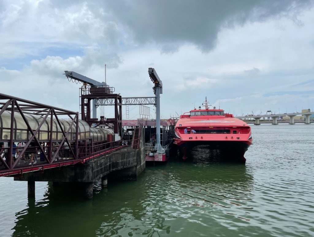 Our ferry from Hong Kong to Macau