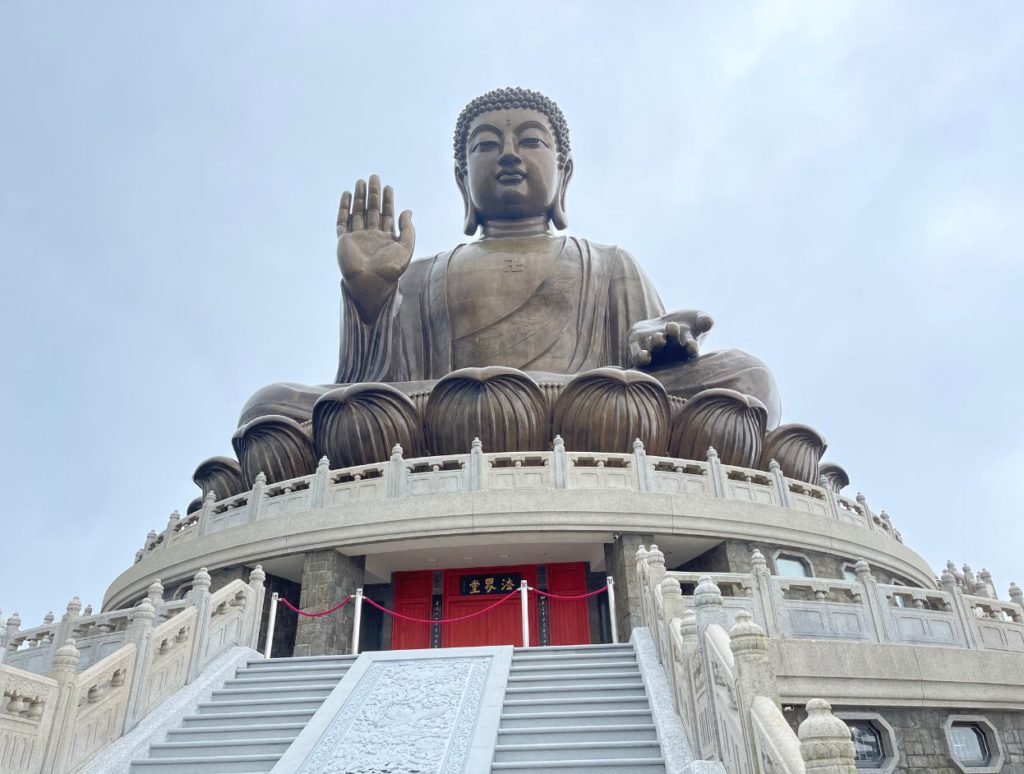 The Big Buddha on Lantau Island