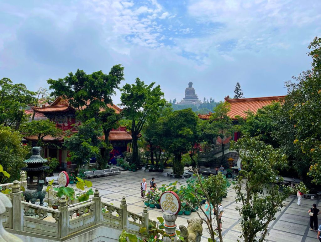 The courtyard of the monastery