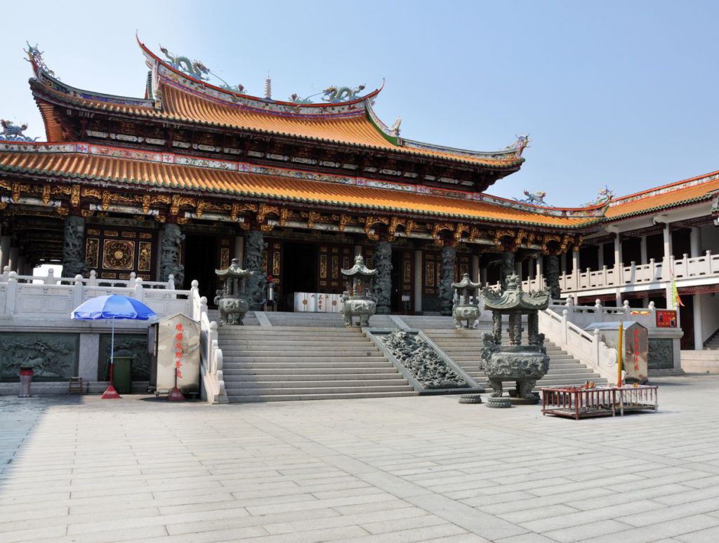 The main temple at A-ma cultural village