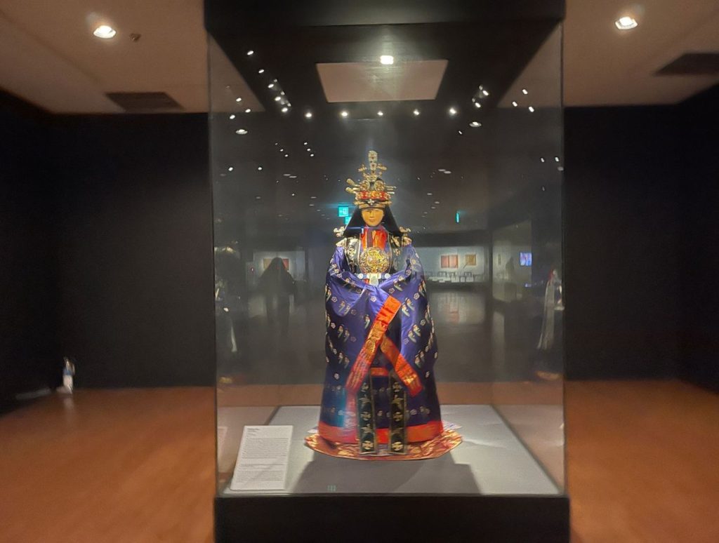 A princess's attire inside National Palace Museum of Korea