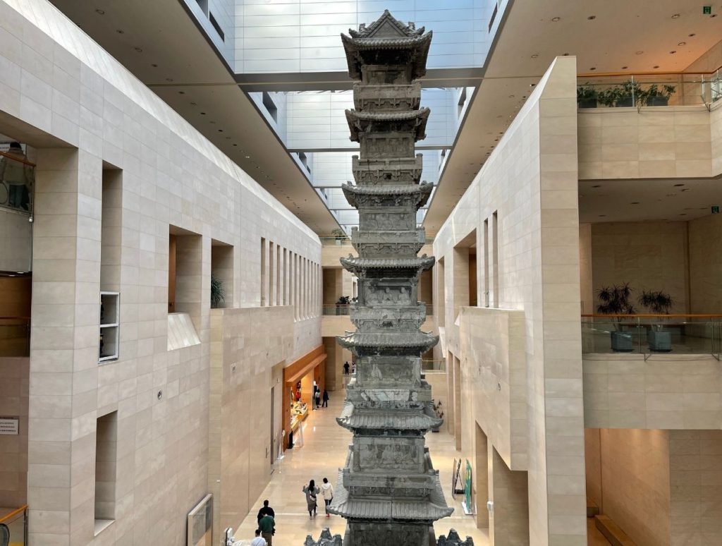 Beautiful hallway inside the museum