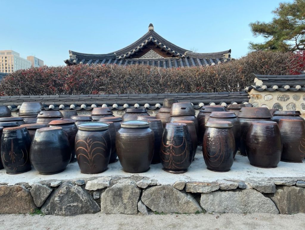 Big clay jars used to store food, grains and water