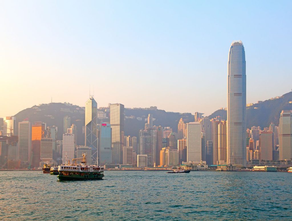 Ferry ride on Victoria Harbour