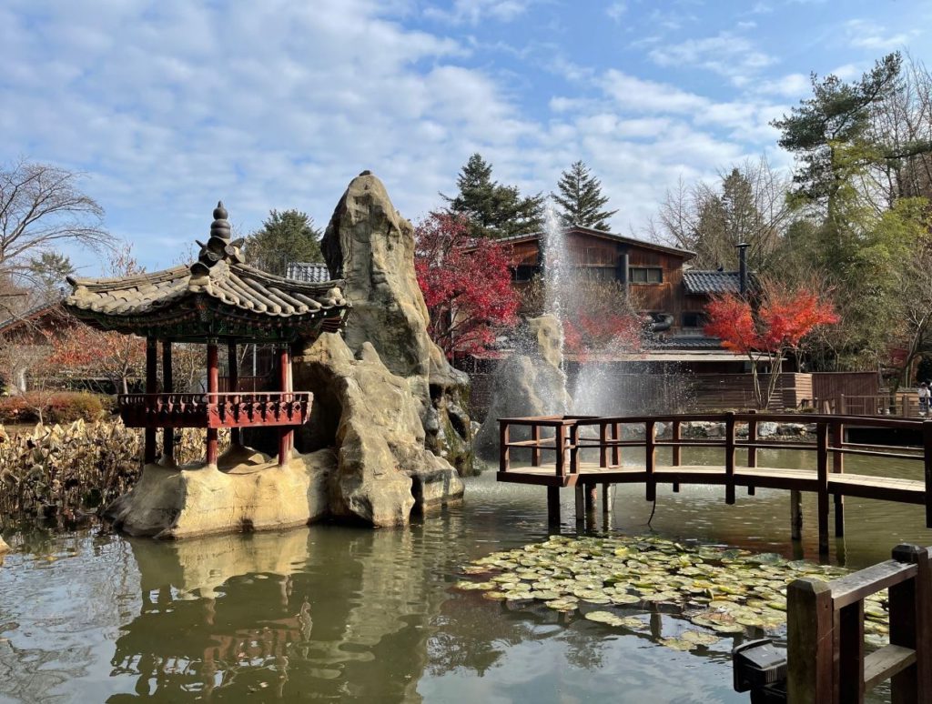 Local houses at Nami Island