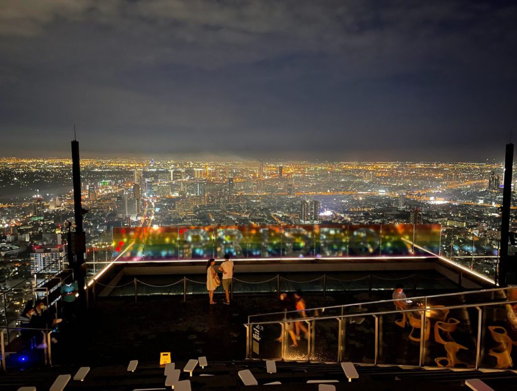 View from the top of King Power Mahanakhon