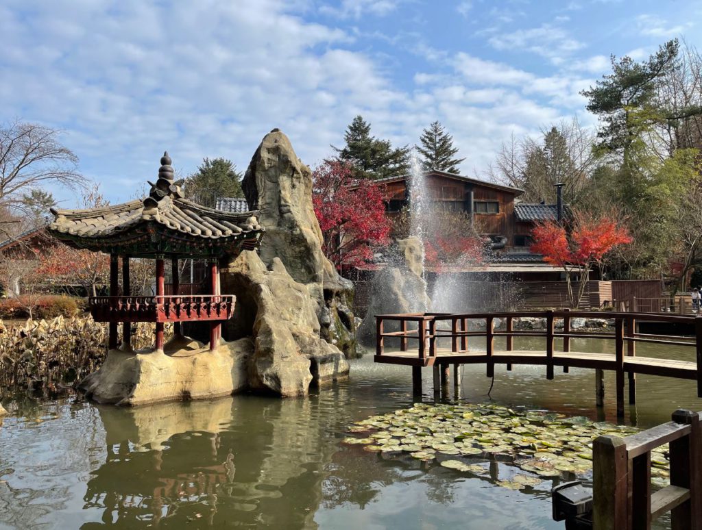 Fountains and gardens