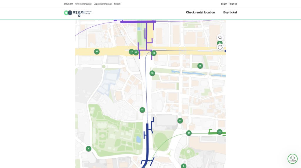 Seoul Bike Map