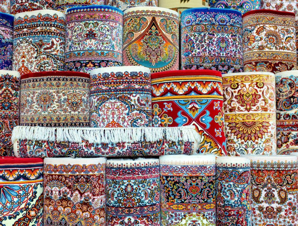 Beautiful carpets in Azerbaijan