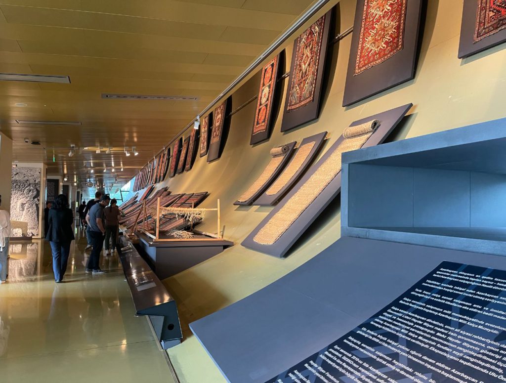 Beautiful display of Carpet Inside Carpet Museum