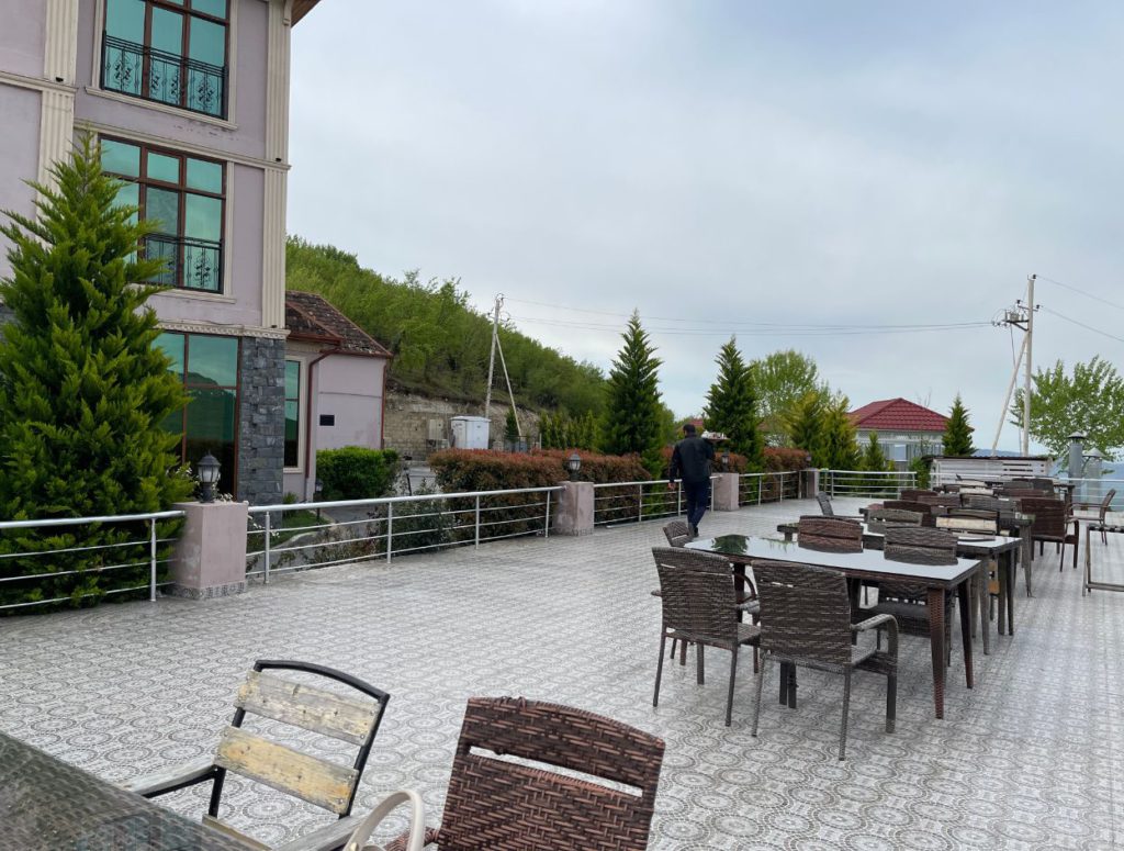 Dining area of Ruma Qala Hotel