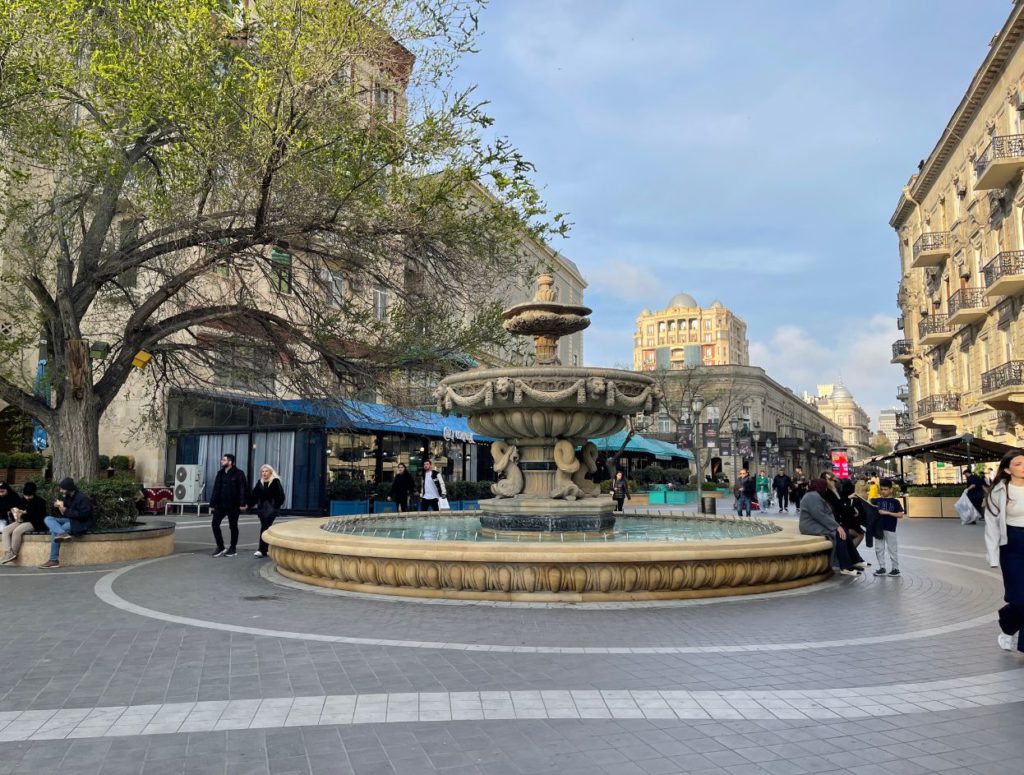 Liberty Square near Nizami Street