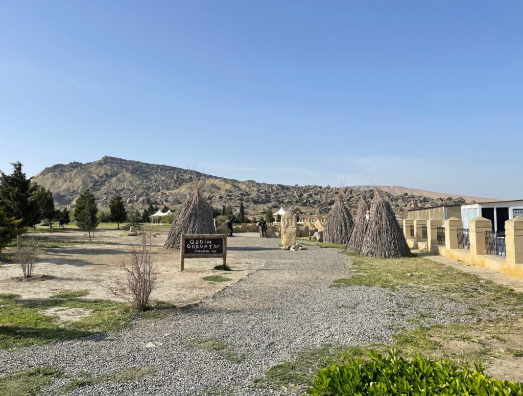 Outside premise of Gobustan Museum