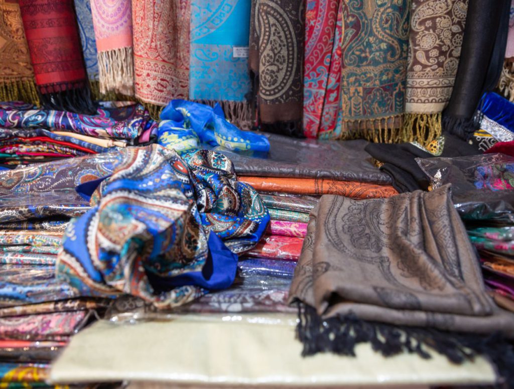 Traditional Silk Scarves in Azerbaijan