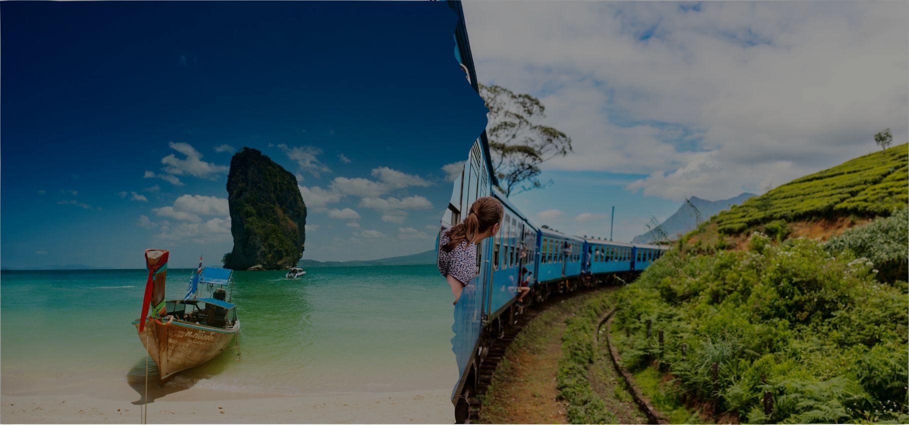 Figure: Beauty of Sri Lanka and Thailand